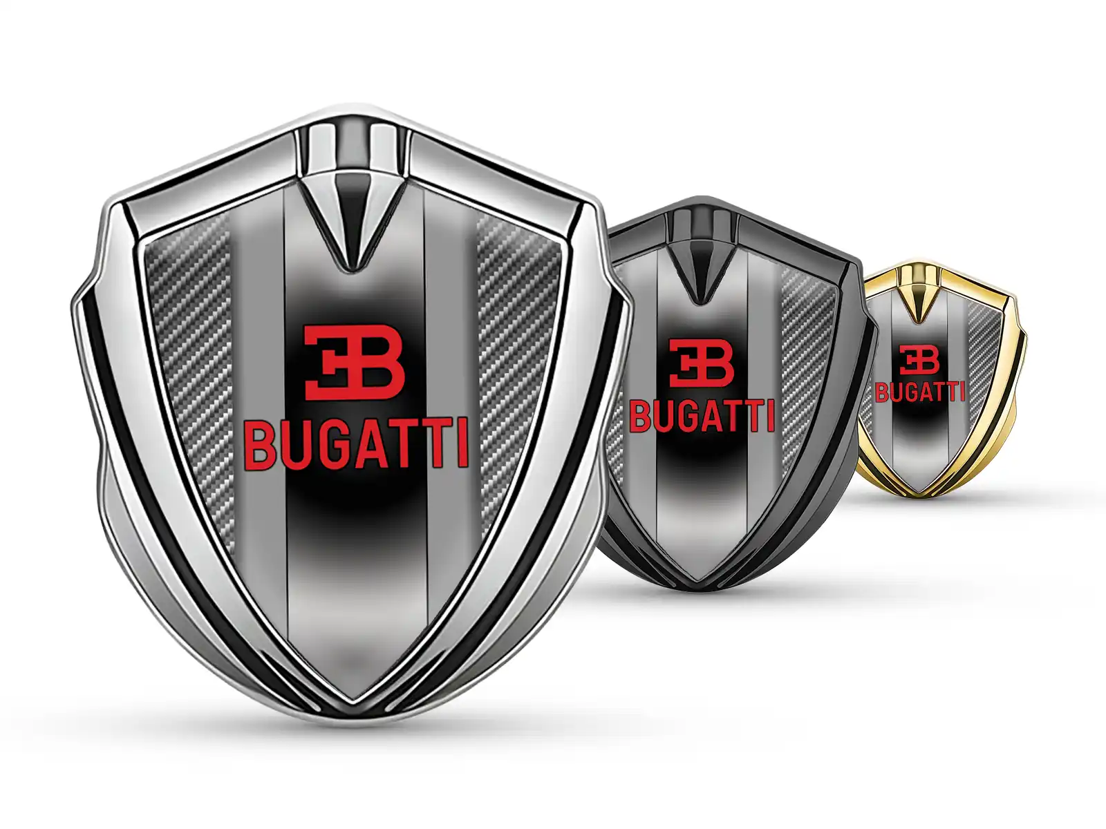 Bugatti Badge Logo Auto Forza Disegno Personalizzabile